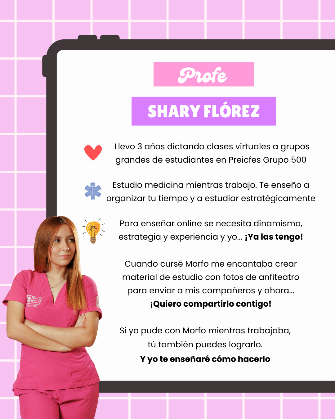 Código Morfo: Curso pre-morfofisiología